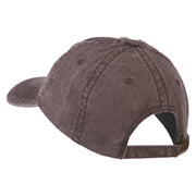 Western Horseshoe Embroidered Washed Cap