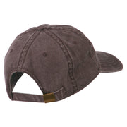 Western Horseshoe Embroidered Washed Cap