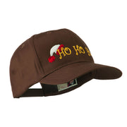 Christmas Ho Ho Ho with Hat Embroidered Cap