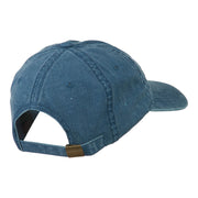 Fishing Crossed Fishhooks Embroidered Washed Cap