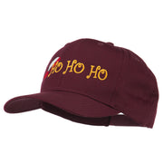 Christmas Ho Ho Ho with Hat Embroidered Cap