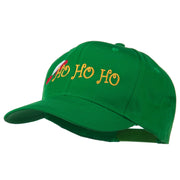 Christmas Ho Ho Ho with Hat Embroidered Cap