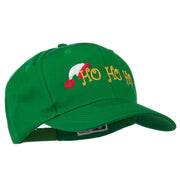 Christmas Ho Ho Ho with Hat Embroidered Cap