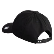 The Few The Proud Embroidered 6 Panel Structured Cotton Twill Cap Made in USA - Black OSFM