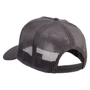 Smoky Mountains Logo Embroidered Twill 5 panel Mesh Back Cap - Charcoal OSFM