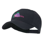 USA State Flower New Hampshire Lilac Embroidered Cap