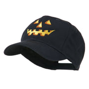 Halloween Pumpkin Face Embroidered Cap