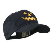 Halloween Pumpkin Face Embroidered Cap