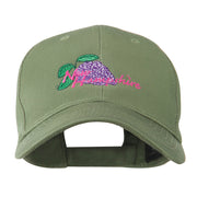 USA State Flower New Hampshire Lilac Embroidered Cap