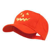 Halloween Pumpkin Face Embroidered Cap