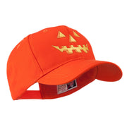 Halloween Pumpkin Face Embroidered Cap