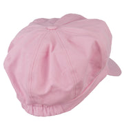 Hot Pink Ribbon Breast Cancer Embroidered Newsboy Cap