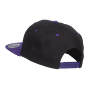 Hockey With Puck Embroidered Snapback Cap