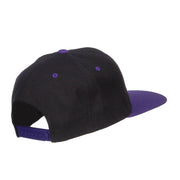 Hockey With Puck Embroidered Snapback Cap