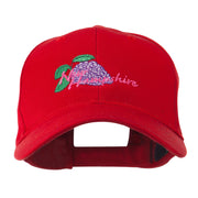 USA State Flower New Hampshire Lilac Embroidered Cap