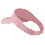 Hot Pink Ribbon Breast Cancer Logo Embroidered Visor