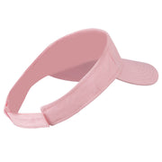 Hot Pink Ribbon Breast Cancer Logo Embroidered Visor