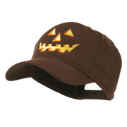 Halloween Pumpkin Face Embroidered Cap