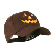 Halloween Pumpkin Face Embroidered Cap