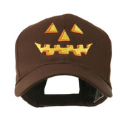 Halloween Pumpkin Face Embroidered Cap