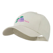 USA State Flower New Hampshire Lilac Embroidered Cap