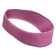 Hot Pink Ribbon Breast Cancer Embroidered Head Band