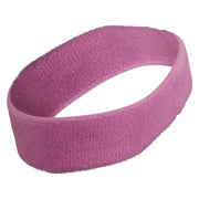 Hot Pink Ribbon Breast Cancer Embroidered Head Band