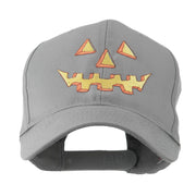 Halloween Pumpkin Face Embroidered Cap