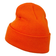 Halloween Happy Pumpkin Face Embroidered Long Beanie