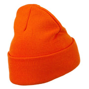 Halloween Happy Pumpkin Face Embroidered Long Beanie