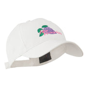 USA State Flower New Hampshire Lilac Embroidered Cap