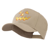 Halloween Pumpkin Face Embroidered Cap