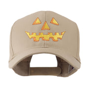 Halloween Pumpkin Face Embroidered Cap