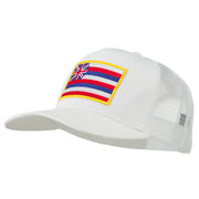 Hawaii State Patched Cotton Twill Mesh Cap