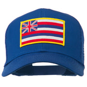 Hawaii State Patched Cotton Twill Mesh Cap