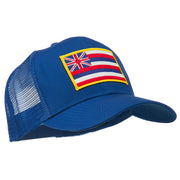 Hawaii State Patched Cotton Twill Mesh Cap