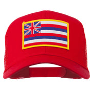 Hawaii State Patched Cotton Twill Mesh Cap