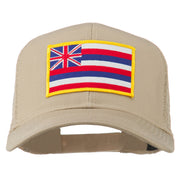 Hawaii State Patched Cotton Twill Mesh Cap