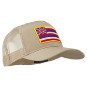 Hawaii State Patched Cotton Twill Mesh Cap