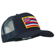 Hawaii State Patched Cotton Twill Mesh Cap