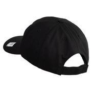 The Few The Proud Embroidered 6 Panel Unstructured Cotton Twill Cap Made in USA - Black OSFM