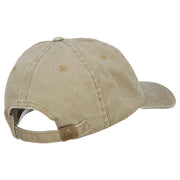 Ship in a Bottle Embroidered Washed Cotton Twill Cap