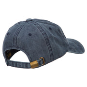 Ship in a Bottle Embroidered Washed Cotton Twill Cap