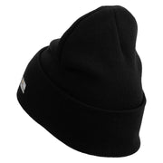 Licensed 1st Special Forces Command Embroidered 12 Inch Long Knitted Beanie - Black OSFM