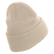 Licensed 1st Special Forces Command Embroidered 12 Inch Long Knitted Beanie - Birch OSFM