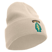 Licensed 1st Special Forces Command Embroidered 12 Inch Long Knitted Beanie - Birch OSFM