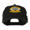 Heart Emblem Embroidered Cap