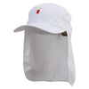 USA Fast Food Beverage Logo Embroidered Flap Hats - White OSFM