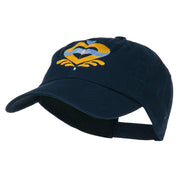 Heart Emblem Embroidered Cap