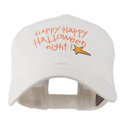 Happy Happy Halloween Night Star Embroidered Cap